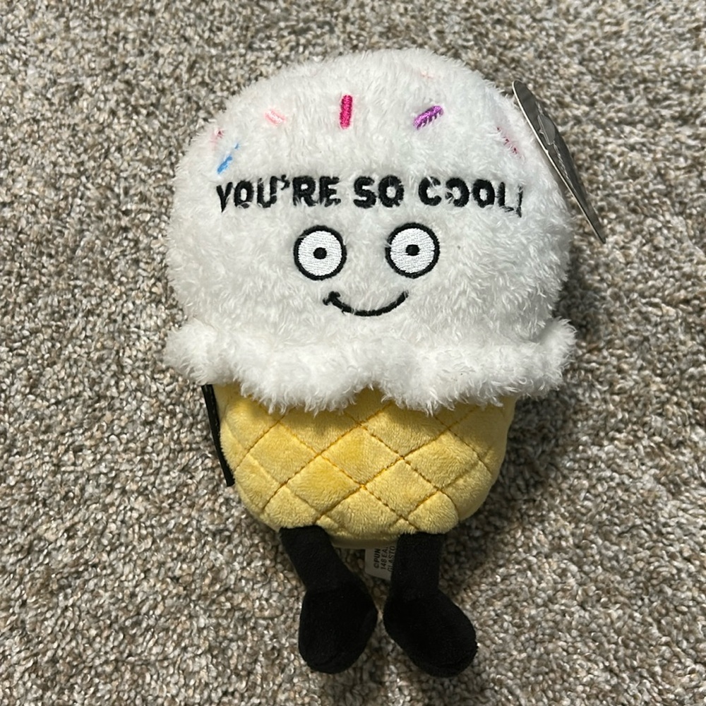 NEW Punchkins Ice Cream Plushie, You’re so cool!